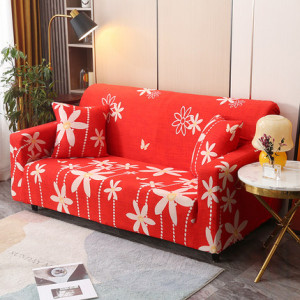 Чехол для дивана арт ДД6, цвет:красный