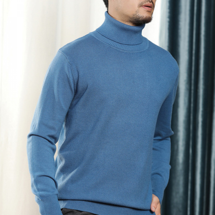 Пуловер мужской, арт МЖ139, цвет:туманно-голубой