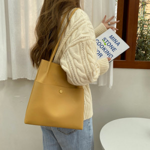 Набор сумок из 2 предметов арт А5, цвет: тёплый желтый ОЦ