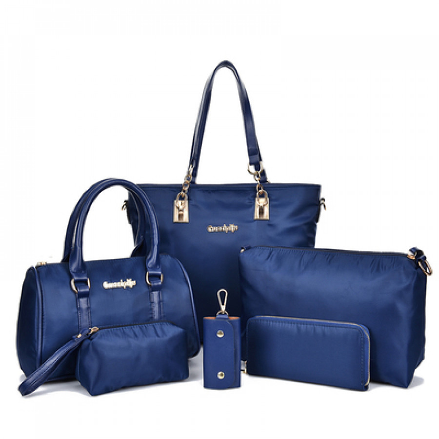 Комплект сумок из 6 предметов, арт А68, цвет:синий ОЦ