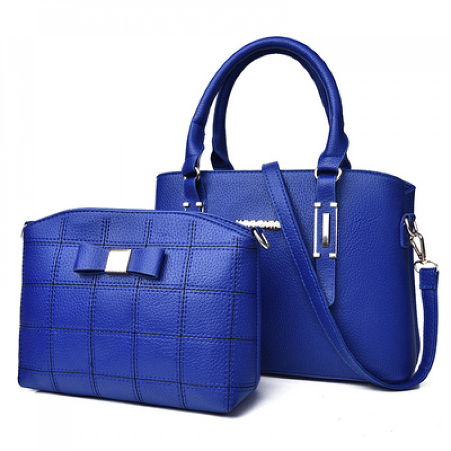 Набор сумок из 2 предметов, арт А76, цвет:синий ОЦ