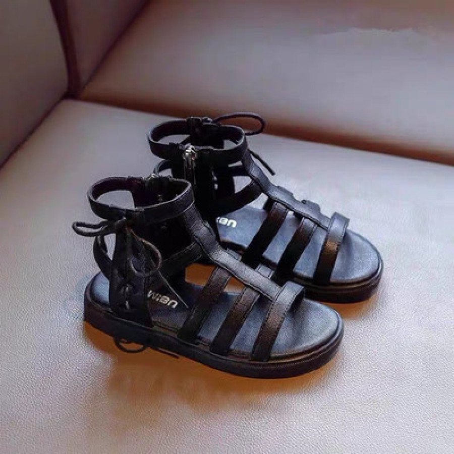 Римские сандали, арт ДД16, цвет:чёрный 119