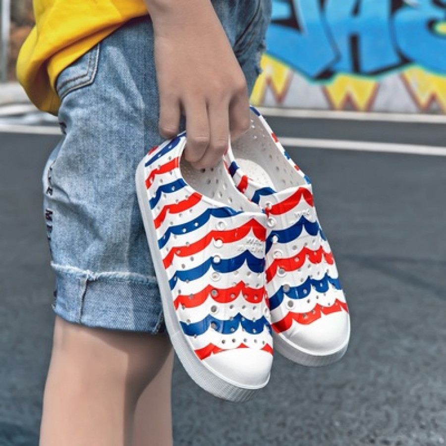 Обувь детская, арт ДД25, цвет:полосы