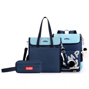 Комплект рюкзак из 3 предметов, арт Р51, цвет:голубой
