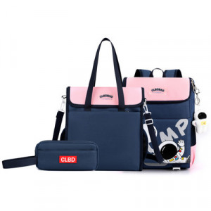 Комплект рюкзак из 3 предметов, арт Р51, цвет:розовый