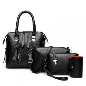 Набор сумок из 4 предметов арт А23, цвет: чёрный ОЦ
