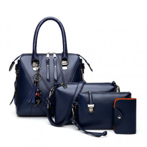 Набор сумок из 4 предметов арт А23, цвет: синий ОЦ