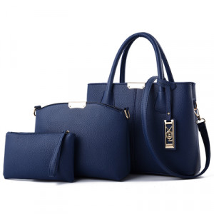 Комплект сумок из 3 предметов, арт А7, цвет:синий ОЦ