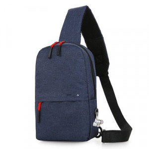 Мужская сумка через плечо, нагрудная сумка арт МК2, цвет:0853 синий