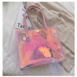 Комплект сумка и косметичка, арт А36 цвет: горизонтальный розовый ОЦ