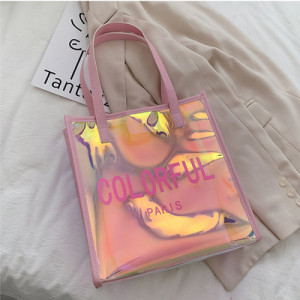 Комплект сумка и косметичка, арт А36 цвет: вертикальный розовый ОЦ