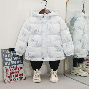 Куртка детская арт КД46, цвет:белый