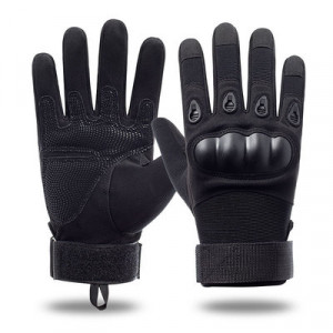 Тактические перчатки, арт МЛ3, цвет: чёрный