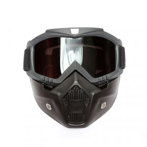 Тактические очки+маска, арт МЛ5, цвет: коричневые линзы