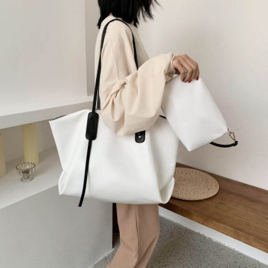 Комплект сумок из 2 предметов, арт А40, цвет:белый ОЦ