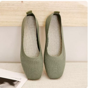 Туфли женские, арт ОБ119, цвет:светло-зелёный