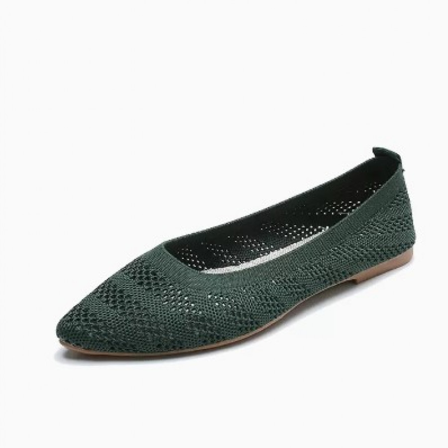 Туфли женские, арт ОБ122, цвет:зелёная сетка