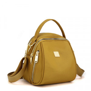 Рюкзак-сумка, арт Р87, цвет:жёлтый ОЦ