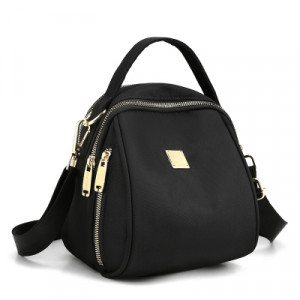 Рюкзак-сумка, арт Р87, цвет:чёрный ОЦ