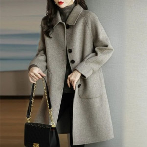 Пальто женское арт КЖ226, цвет: серый