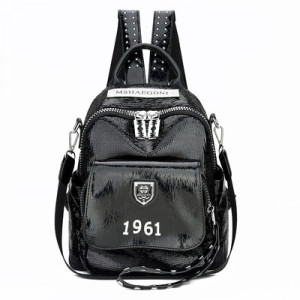 Рюкзак-сумка женский, арт Р108, цвет: чёрный
