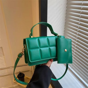 Набор сумок из 2 предметов, арт А116, цвет: зелёный ОЦ