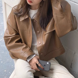 Куртка женская, арт КЖ363, цвет:коричневый