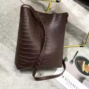 Набор сумок из 2 предметов, арт А117, цвет: коричневый