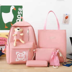 Набор рюкзак из 4 предметов, арт Р127, цвет: 954 розовый