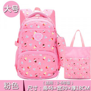 Набор рюкзак из 3 предметов, арт Р129, цвет:5529 розовый