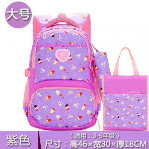 Набор рюкзак из 3 предметов, арт Р129, цвет:5529 фиолетовый