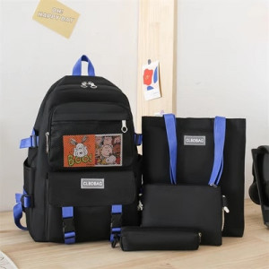 Набор рюкзак из 4 предметов, арт Р131, цвет: 822  чёрный