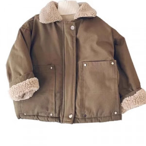 Куртка детская арт КД219, цвет: коричневый