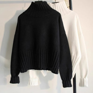 Пуловер женский, арт КЖ434, цвет: чёрный