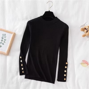 Пуловер женский, арт КЖ433, цвет:чёрный