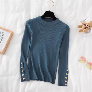 Пуловер женский, арт КЖ433, цвет:синий
