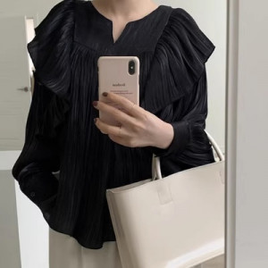 Блузка женская, арт КЖ438, цвет: чёрный