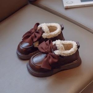 Ботинки детские зимние, арт ОДД74, цвет: коричневый ОЦ