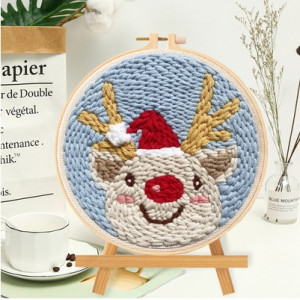Набор для ковровой вышивки, арт ТВ2, цвет: рождественский олень