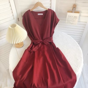 Платье женское, арт КЖ271, цвет:бордовый