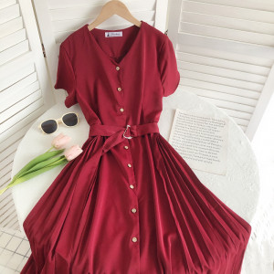 Платье женское, арт КЖ272, цвет:бордовый