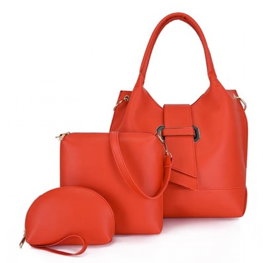 Набор сумок из 3 предметов, арт А108, цвет:красный ОЦ