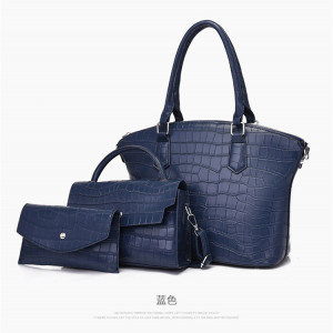 Набор сумок из 3 предметов, арт А109, цвет:синий