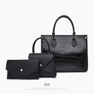 Набор сумок из 3 предметов, арт А110, цвет: чёрный