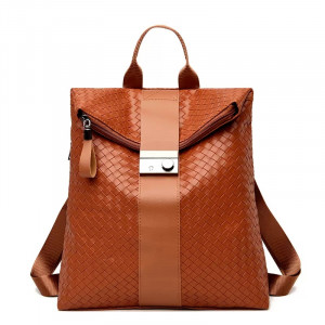 Рюкзак женский, арт Р160, цвет: светло-коричневый ОЦ