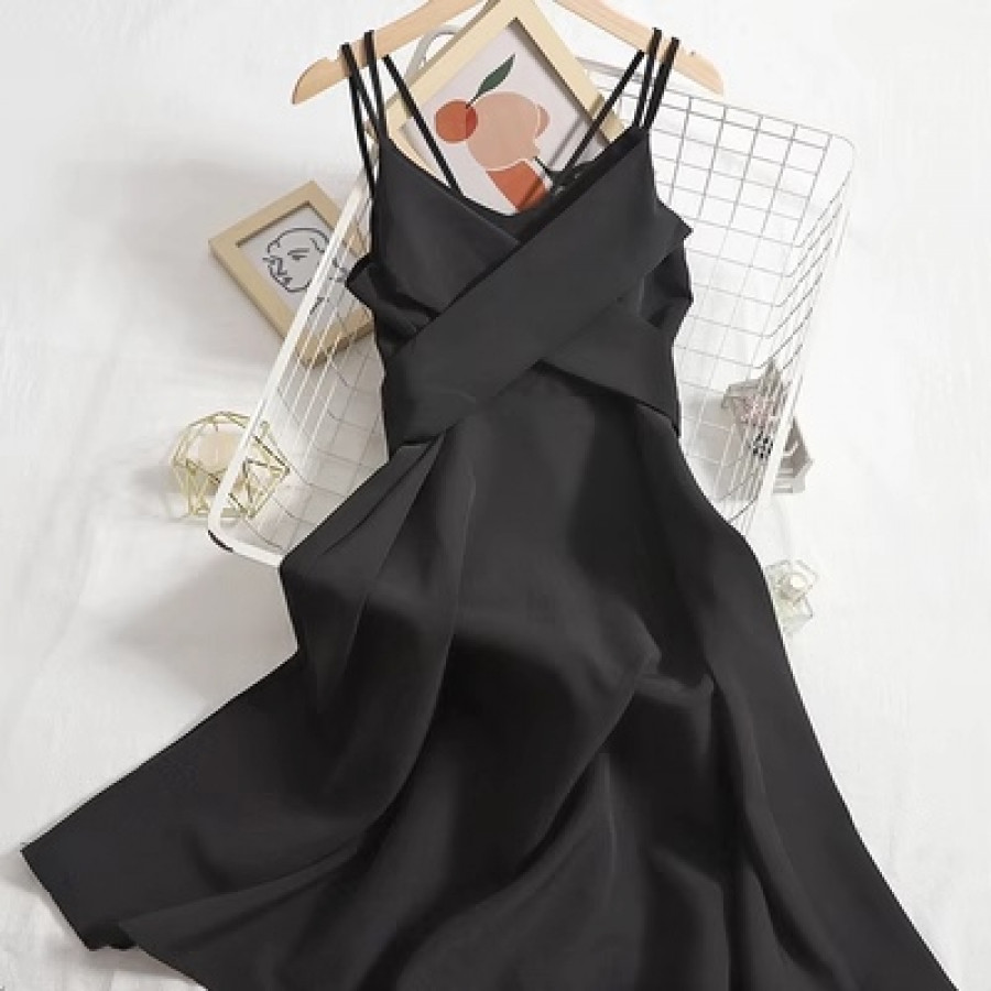 Платье женское, арт КЖ389, цвет: чёрный