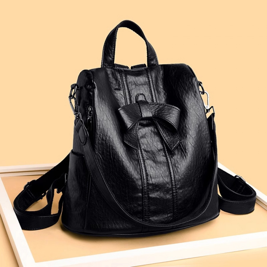 Рюкзак женский, арт Р120, цвет: чёрный