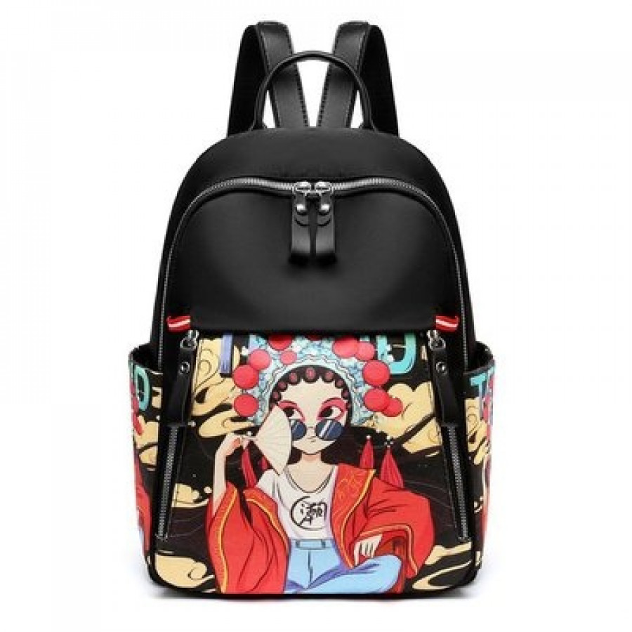Рюкзак женский, арт Р117, цвет: чёрный ОЦ