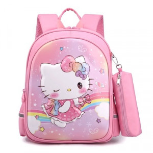 Рюкзак школьный +пенал, арт Р116, цвет: КТ розовый