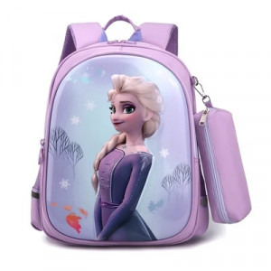 Рюкзак школьный +пенал, арт Р116, цвет: Эльза фиолетовый